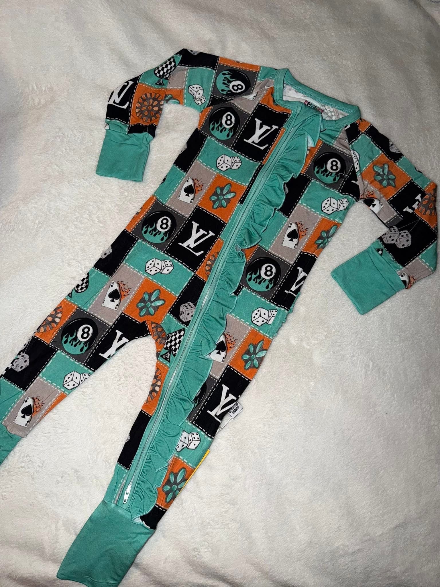 LV with ruffles