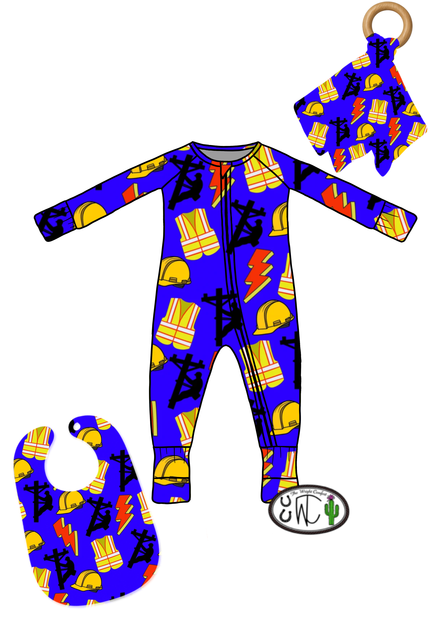 Blue Lineman Styles