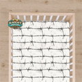 Barbed Wire Crib Sheet